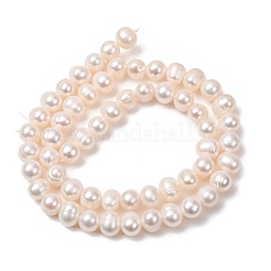 Fili di perle di perle d'acqua dolce coltivate naturali&nbsp;PA-CBABE82-15A