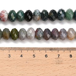 Природного индийского агата бисер нитей&nbsp;G-C259-A02-6x10mm