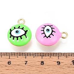 Латунь эмаль подвески&nbsp;KK-P222-07G