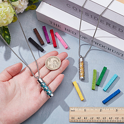 2 шт. 2 стиля из нержавеющей стали диффузор эфирного масла подвеска ожерелье для женщин&nbsp;NJEW-WR0001-04A