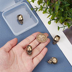 4 шт. Латунные бусины&nbsp;FIND-OC0003-75B-AB