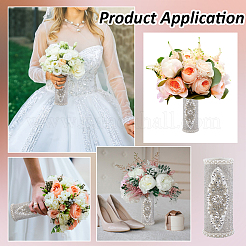 Стеклянная ручка для букета со стразами&nbsp;DIY-BC00007