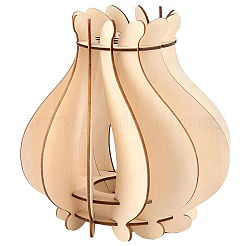 Vase puzzle en bois à faire soi-même&nbsp;AJEW-CN0008-16B