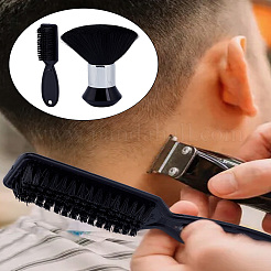 2 шт. 2 стиля нейлоновая щетка для чистки и щетка для чистки лезвий парикмахера&nbsp;MRMJ-LP0001-13