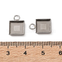 Pendentifs cabochons en acier inoxydable 304&nbsp;STAS-Z201-02P-02