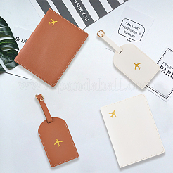 2 бирка для багажа из искусственной кожи и 2 обложки для паспорта&nbsp;FIND-CL0001-14B