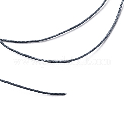 Cordon torsadé rond en polyester ciré&nbsp;YC-L003-B-M