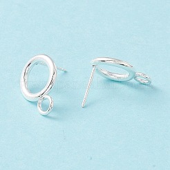 Фурнитура для сережек-гвоздиков из нержавеющей стали 304&nbsp;X-STAS-P308-02A-S