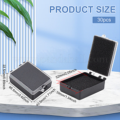 Прямоугольные пластиковые коробки для хранения зубных протезов&nbsp;LS-CON-WH0084-69B