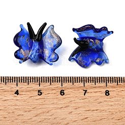 Прозрачные бусины лэмпворк&nbsp;LAMP-F037-01A-02