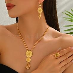 Комплекты из серег и ожерелий с кисточками из сплава цветов для женщин&nbsp;VG1316