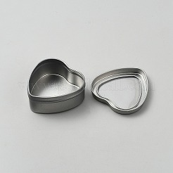 Cajas de embalaje de hojalata con tapa con ventana visible&nbsp;CON-WH0083-014P