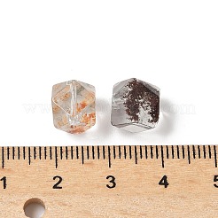 Натуральные красные бусины из кварца лодолита&nbsp;LS-G-D307-C02