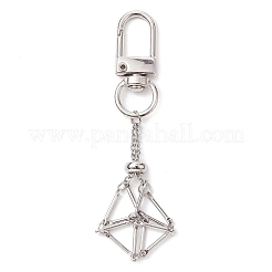 304 нержавеющая сталь цепочка мешочек натуральный драгоценный камень подвеска украшения&nbsp;HJEW-JM01889-01