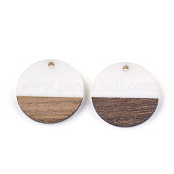 Pendentifs en bois de résine et de noyer&nbsp;RESI-S358-02D-01