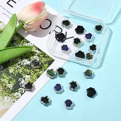 20шт 5 цвета стеклянные бусины&nbsp;GLAA-FS0002-53