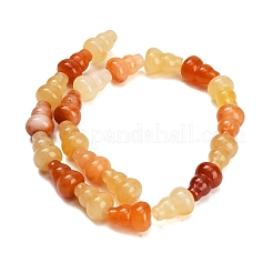 Natürliche goldene Seidenjadeperlenstränge&nbsp;GG-CBA47A4-A01-18X13MM
