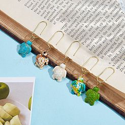 8 шт. 8-х цветные скрепки из углеродистой стали&nbsp;AJEW-CP00005