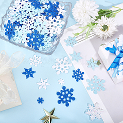 200 шт. блестящие рождественские наклейки-снежинки из вспененного eva&nbsp;DIY-ME0001-94