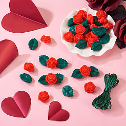 Ожерелья для кормления своими руками с розами&nbsp;DIY-TA0006-35