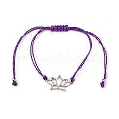 Bracciali in cordoncino cerato regolabile in poliestere&nbsp;BJEW-PH01271-04