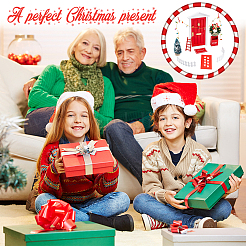 Kit de décoration mini présentoir thème noël&nbsp;AJEW-WH0291-33