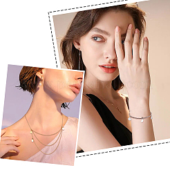 600 шт. 2-х цветные плоские круглые железные подвески&nbsp;IFIN-AR0001-21