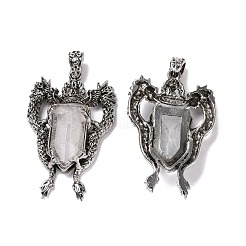 Натуральный кристалл кварца граненые большие подвески&nbsp;G-L524-04AS-10