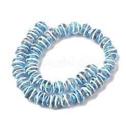 Бусины ручной работы из эмали с золотым песком&nbsp;LAMP-B035-03A