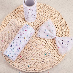 Rubans de maille déco à paillettes étoiles&nbsp;OCOR-P010-F01