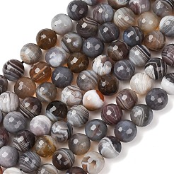 Природные Ботсвана агат бисер нитей&nbsp;G-G453-B01-10mm
