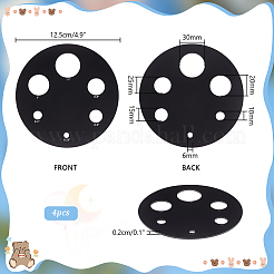 Акриловый измерительный инструмент для кукольных глаз&nbsp;TOOL-WH0155-110B-02