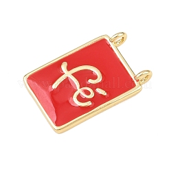 Латунь эмаль подвески&nbsp;KK-L251-01G