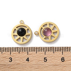 Natürliche Sonnen-Charms aus gemischten Edelsteinen&nbsp;STAS-Z099-07G