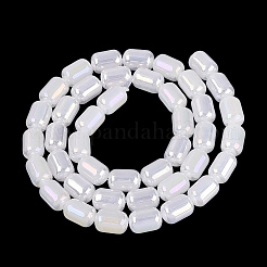 Chapelets de perles en verre d'imitation jade électrolytique&nbsp;EGLA-Q132-03B-B01