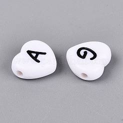 Undurchsichtige Acryl-Emaille-Perlen&nbsp;SACR-Q001-16A-C01