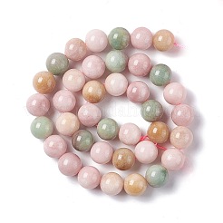 Hilos de abalorios de jade blanco natural&nbsp;G-I334-03C