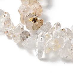 Hilos de cuentas de diamantes herkimer naturales&nbsp;X-G-M205-95