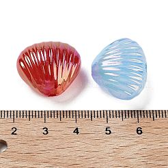 Светящиеся УФ-покрытие радужные переливающиеся акриловые бусины&nbsp;OACR-O008-08