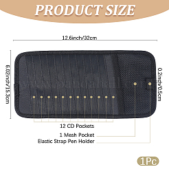 Pochettes de rangement en polyester pour CD&nbsp;ABAG-WH20006-46A