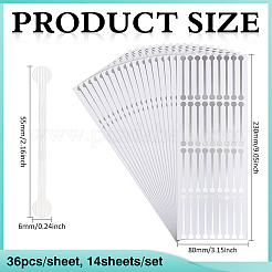 PVC selbstklebende Aufkleber&nbsp;STIC-WH0003-60E