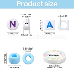 Наборы для изготовления ювелирных изделий из акриловых бусин своими руками&nbsp;DIY-YW0010-64