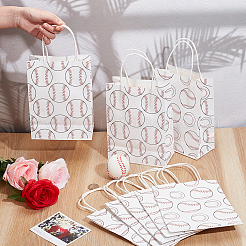 1 набор прямоугольных бумажных подарочных пакетов с ручкой&nbsp;ABAG-BBC0001-25B