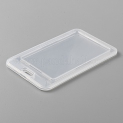 Porta carte d'identità in plastica trasparente&nbsp;AJEW-WH0314-129A