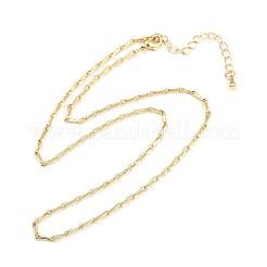 Цепочки из текстурированной латуни толщиной 2 мм NJEW-L356-02G