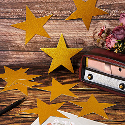 60 Stück Papier-Glitzerstern-Wanddekoration&nbsp;AJEW-SP0001-17A