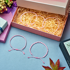 Set di braccialetti intrecciati intrecciati con filo di nylon a 5 pezzi&nbsp;BJEW-SW00051