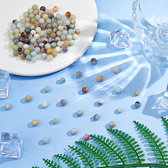 150pcs perles d'amazonite de fleurs naturelles&nbsp;G-DC0001-53