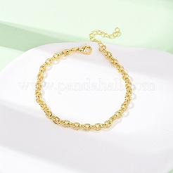 Браслеты-цепочки из латуни для женщин&nbsp;BJEW-C140-04G