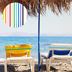 12шт 12-х цветные силиконовые ленты для полотенец для пляжных шезлонгов&nbsp;AJEW-GF0006-86